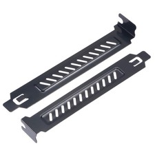 5 x PCI Slot Covers with Screws for PC Case Airflow and Dustproof Black picture