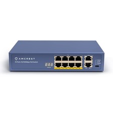 8-Port POE+ Switch, Power Over Ethernet, 802.3at, 96W, Metal Housing, 2-Port ... picture