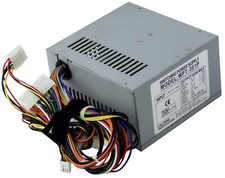 POWER SUPPLY MACRON POWER MPT-301P 300W ATX 20-PIN MOLEX AUX FDD picture