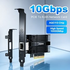 PCIe x4 10Gbps Network Card AQC113 RJ45 Port Ethernet Adapter for Desktop PC NAS picture