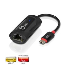 SIIG USB Type C to Gigabit Ethernet Adapter 10/100/1000 Mbps Black LAN USB 3.0 picture