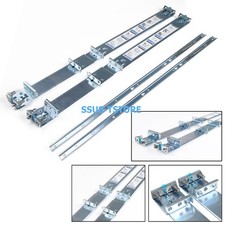 Dell OEM 1U Static Rails Kit PowerEdge R620 R630 R640 R6415 R740 053D7M 53D7M picture