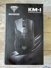 Bengoo KM- 1 Wireless Gaming Mouse , Computer Mouse With Honeycomb Shell , Black picture