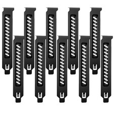 10 Pcs Pci Slot Cover,GPU Vented Covers Vented Slot Covers Black Venteds Dust... picture