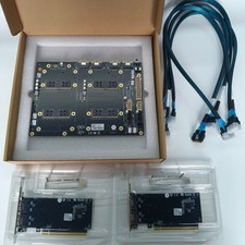 NEW NVIDIA V100 SXM2 GPU Base Board Kit with PCIe Adapter & Cables for AI Server picture