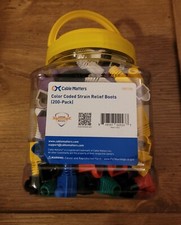 200 Pack Plastic RJ45 Ethernet Network Cable Strain Relief Boots Cable Matters  picture