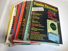 Lot Of 13 Popular Electronics Magazines 1970s picture
