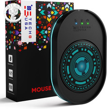 TECH8 USA Undetectable Mouse Mover Jiggler with Ambient Glow Ring and Hologram D picture