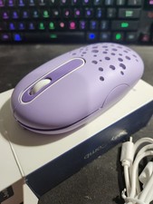 Jelly Comb IWG-DDS01 Wireless Mouse LED Backlit Purple USB 2.4G New picture