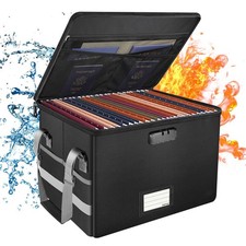 navor Fireproof Document Storage Box with Lock – Fireproof & Waterproof picture