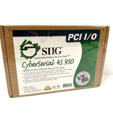 SIIG CyberSerial 4S 950 PCI I/O JJ-P49012 4 Serial Ports (New Sealed) picture