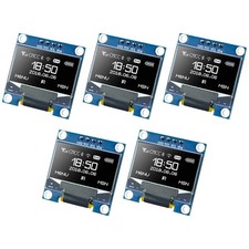 5 Pcs 0.96 Inch OLED I2C IIC Display Module 12864 128x64 Pixel SSD1306 Mini -... picture