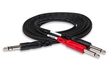 Hosa STP-204 1/4 TRS to Dual 1/4 TS Insert Cable, 4 Meter picture