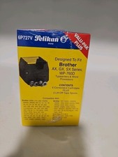Sealed Pk. -6 NIB Ribbons that fit BROTHER AX GX SX Series WP-760D Typewriters picture