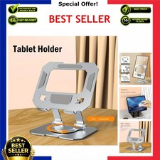 360 Rotatable Tablet Stand Foldable Adjustable Desktop Holder 4.7-12 in picture