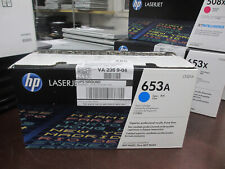 Genuine HP CF321A 653A Cyan Toner Cartridge (see pictures #2,3) picture
