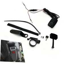 1 SET Motorcycle USB Type C Power Adapter - Fast Phone Tablet with 12V picture