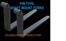HYSTER New Pin BAR Shaft Mount Forks *PAIR SET Forklift 2-1/4x6x96
