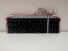 Apple USB Keyboard for Clear Strawberry iMac Power Mac M2452 Great Condition  picture