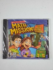 Scholastic Math Missions AMAZING ARCADE ADVENTURE WIN MAC CD-ROM Grades 3-5 New picture