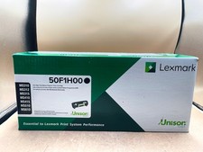 Genuine Lexmark 50F1H00 Black High Yield Return Program Toner Cartridge picture