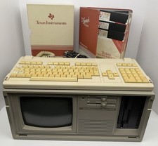 Texas Instruments TIPPC Professional Portable Computer w/Software Boots MS-DOS picture