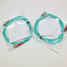 LOT OF 2 LEGRAND   852-LL2-009 VS 3M LC LC 10G DPX PVC FIBER OPTIC JUMP CABLE picture