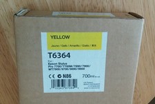 10-2023 New EPSON T6364 Yellow Ink 700ml Stylus Pro 7890/7900/9890/9900 picture