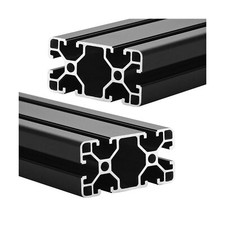 4080 T Slot Aluminum Extrusion for 3D Printer Parts and CNC DIY Black 1500mmX2 picture