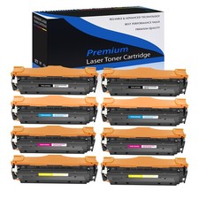 8PK CC530A - CC533A  304A Color Toner Set for HP Laserjet CP2025 CM2320 CM2320nf picture