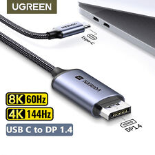 UGREEN USB Type C to 8K Displayport Cable 1.4 Thunderbolt 4 32.4Gbps For Macbook picture
