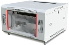 6U Wall Mount Server Rack Data Enclosure Network Cabinet GRAY IT 24