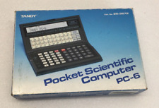 Vintage Tandy PC-6 Pocket Scientific Computer with Operation Manual . For parts picture