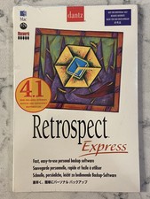 NEW & SEALED ~ Dantz Retrospect Express 4.1 on CD-ROM for Macintosh picture