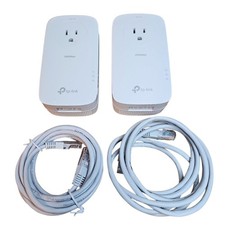 TP-Link AV2000 Passthrough Powerline Adapter Kit TL-PA9020P Gigabit Ethernet 2pc picture