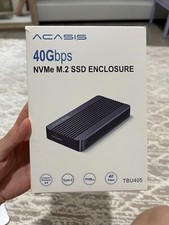 Acasis 40Gbps M.2 NVMe SSD Enclosure Compatible with TB3/4USB4.0/3.2/3.1/3.0/2.0 picture