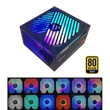 Apevia Premier ATX-PM1000W 1000W 80+ Gold certified RGB fan Power Supply picture