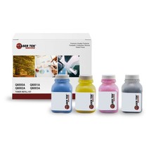 4Pk LTS 124A CMYK Toner Refill Kit Compatible for HP Color LaserJet 1600 2600 picture