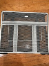 Rubbermaid Rolodex Adjustable Laptop Stand/Riser Aluminum Mesh 13” X 11
