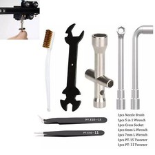 3D Printer Clean Tool Wrench Mini Cross Socket Nozzle Brush for MK8/MK10/M2000 picture