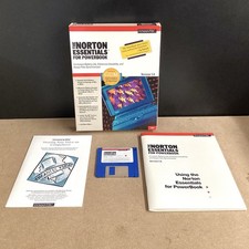 The Norton Essentials for PowerBook Symantec Version 1.1 DEMO 1992 Macintosh picture