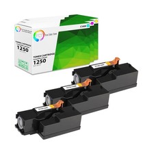 TCT 3PK Color Toner Cartridge Set 331-0777 331-0780 331-0779 For Dell 1250 picture