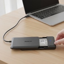 Tool-Free 2.5 Inch SATA to USB Type-C/Type-A Enclosure with 6TB Capacity picture