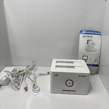 Vantec NexStar Dual Bay USB & eSATA Hard Drive Dock Model NST-D200U in White picture
