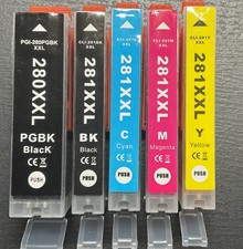 Set Of Brand New Printer Ink For Use With Cannon Printers TR8620A,TR8520,TS702A picture