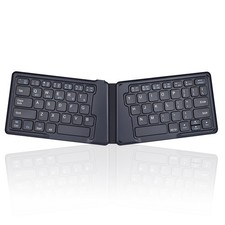 PERIBOARD-805E, Wireless Foldable Ergonomic Bluetooth Keyboard, Ultra-Thin X ... picture