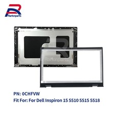 New For Dell Inspiron 15 5510 5515 5518 LCD Back Cover Front Bezel 0CHFVW 05WK5X picture