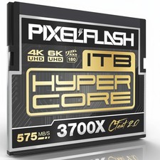 PixelFlash 1TB CFast 2.0 Card 3700X HyperCore 575MB/s SATA3 VPG180, CFast Car... picture