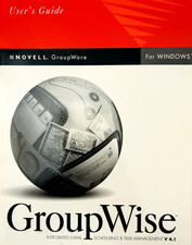 Vtg Novell Groupwise V 4.1 User's Guide GroupWare For Windows 1994 USA picture