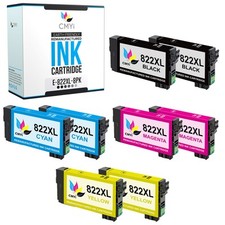 8-Pack CMYi Compatible 822XL Ink Cartridges for Epson WorkForce Pro WF-4834 3823 picture
